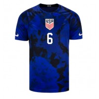 Camiseta Estados Unidos Yunus Musah #6 Segunda Equipación Replica Mundial 2022 mangas cortas